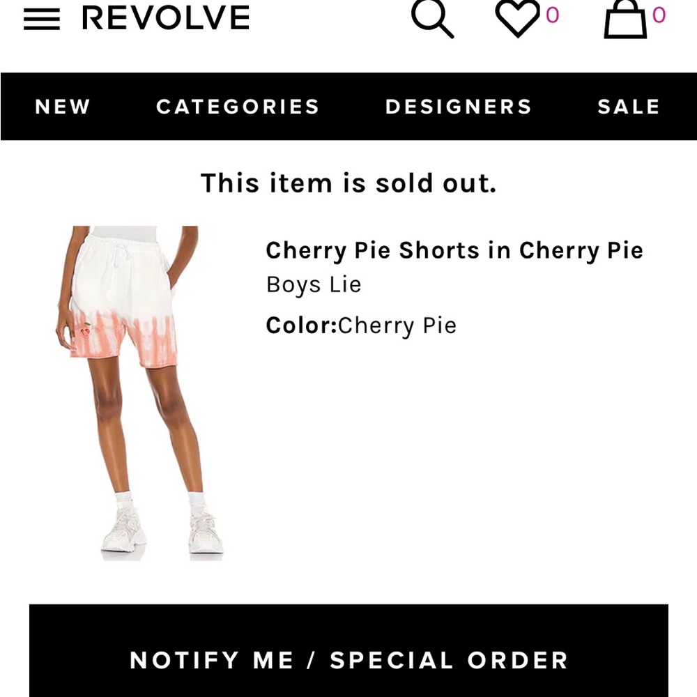 Brand New Boys lie cherry pie sweat shorts 🍒 - Picture 2 of 4